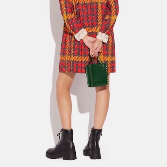 💰SOLD - CC385 - Coach Mini Cashin Tote with Rivets - Picture 13 of 13